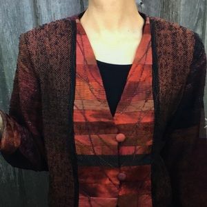 Wearable Art Jacket by Teresa Eaton, vintage NWT